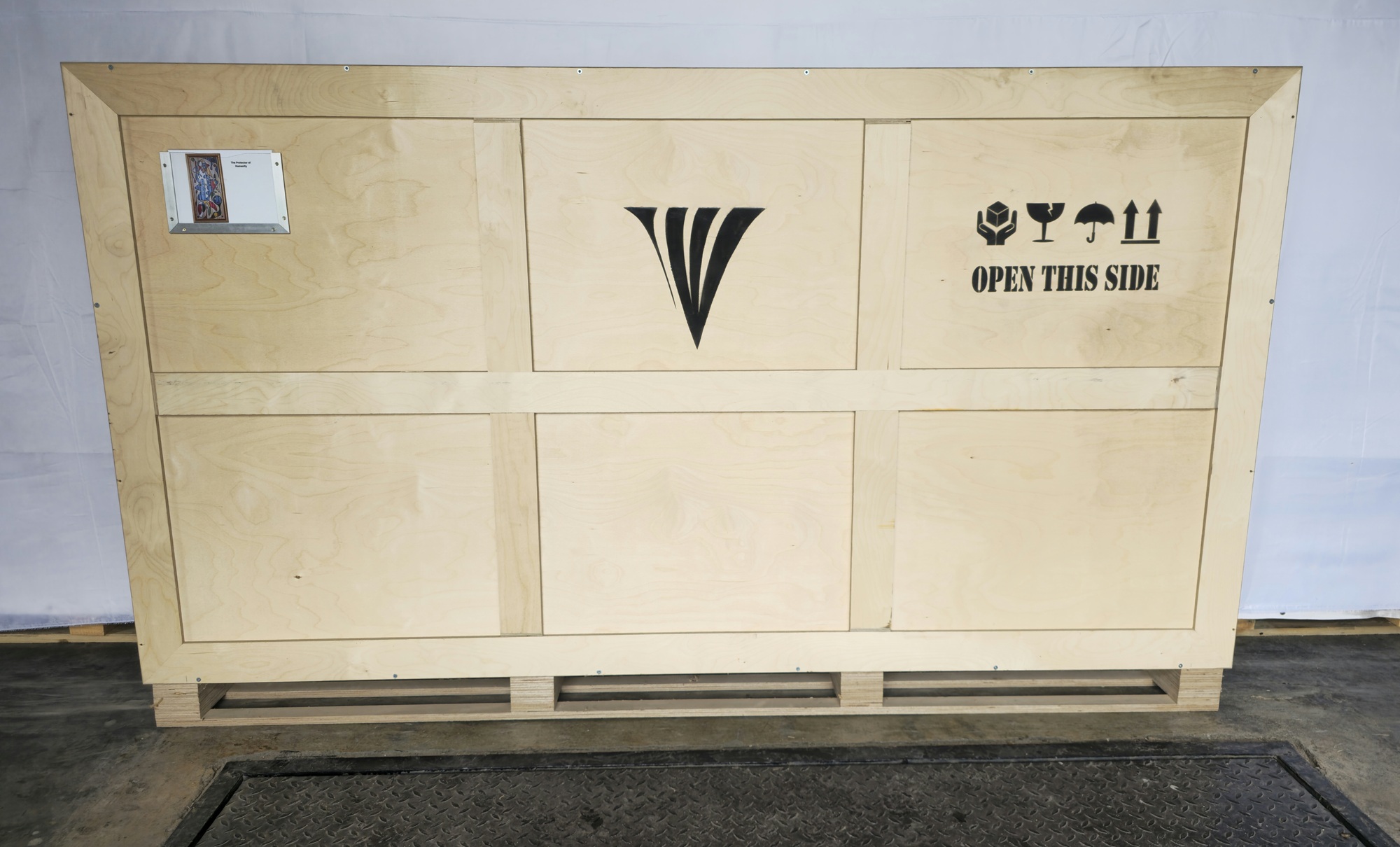 Caja de transporte para The Protector of Humanity, 2017
