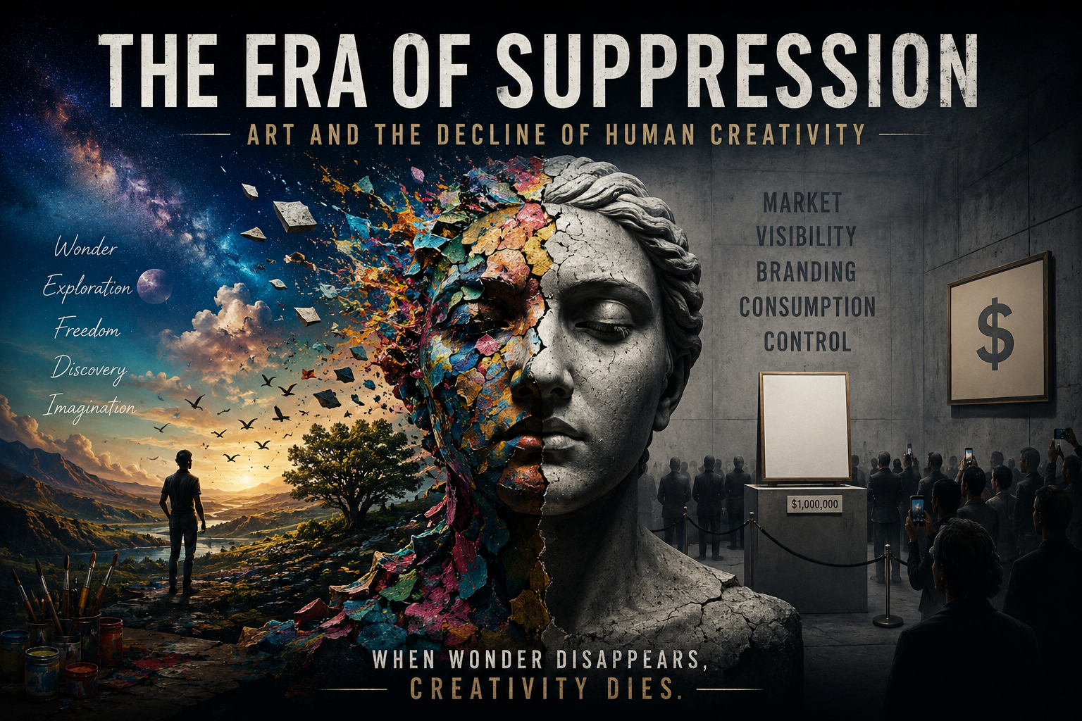 La Era de la Supresión: el Arte y el Declive de la Creatividad Humana