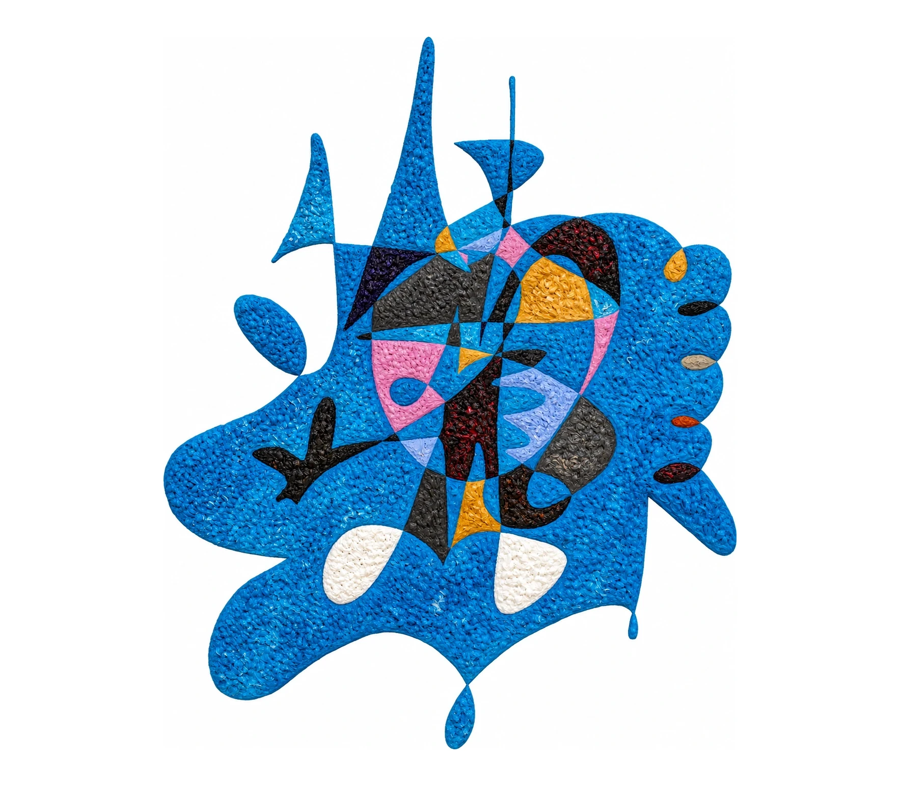 Obra sobre Botsuana de Gheorghe Virtosu, de la serie Art of the World