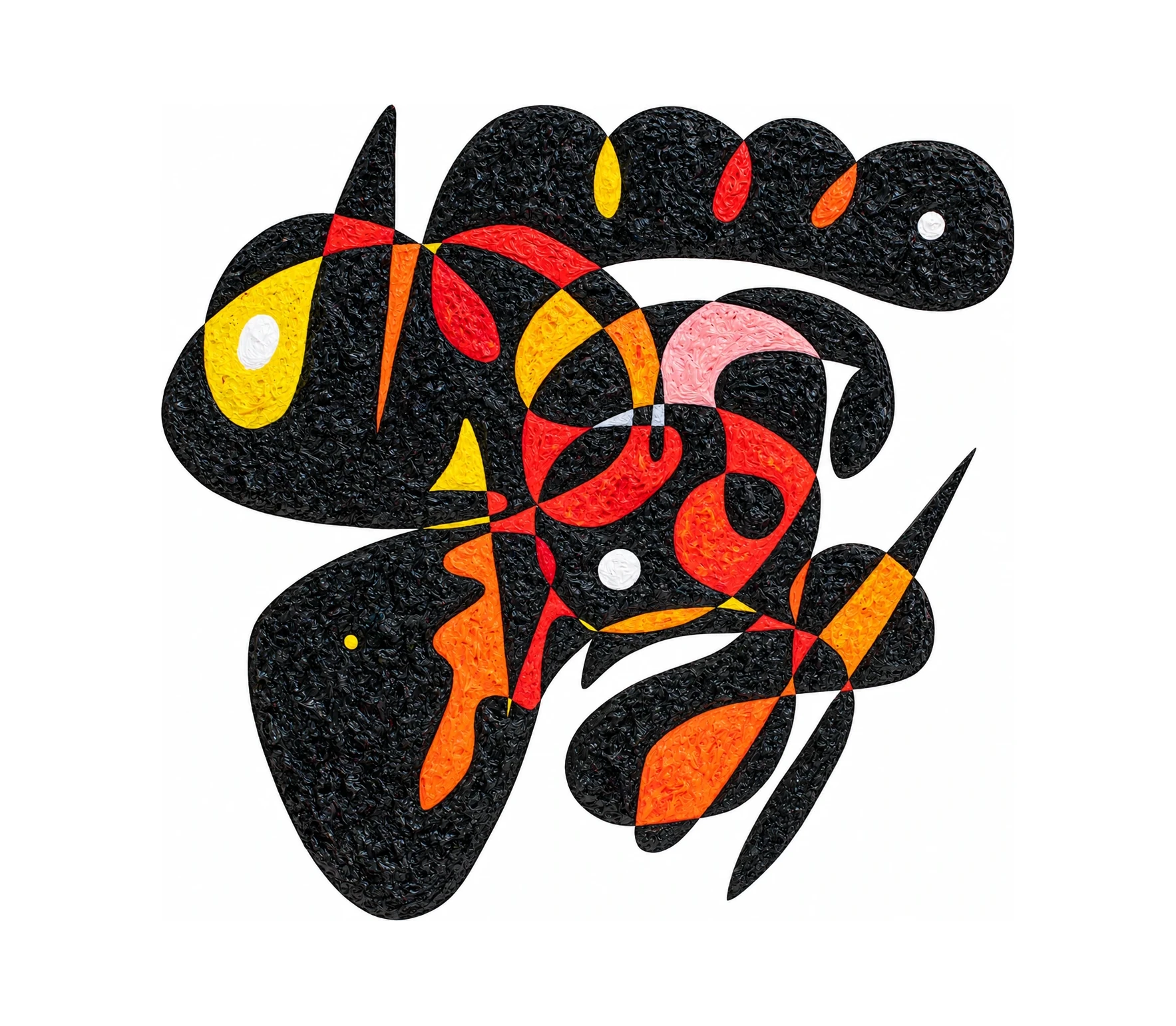 Obra sobre Uganda de Gheorghe Virtosu, de la serie Art of the World