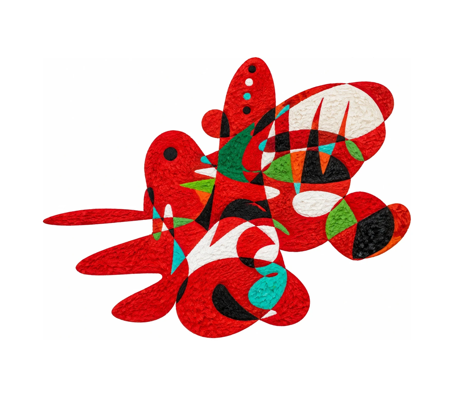 Obra sobre Franja de Gaza de Gheorghe Virtosu, de la serie Art of the World