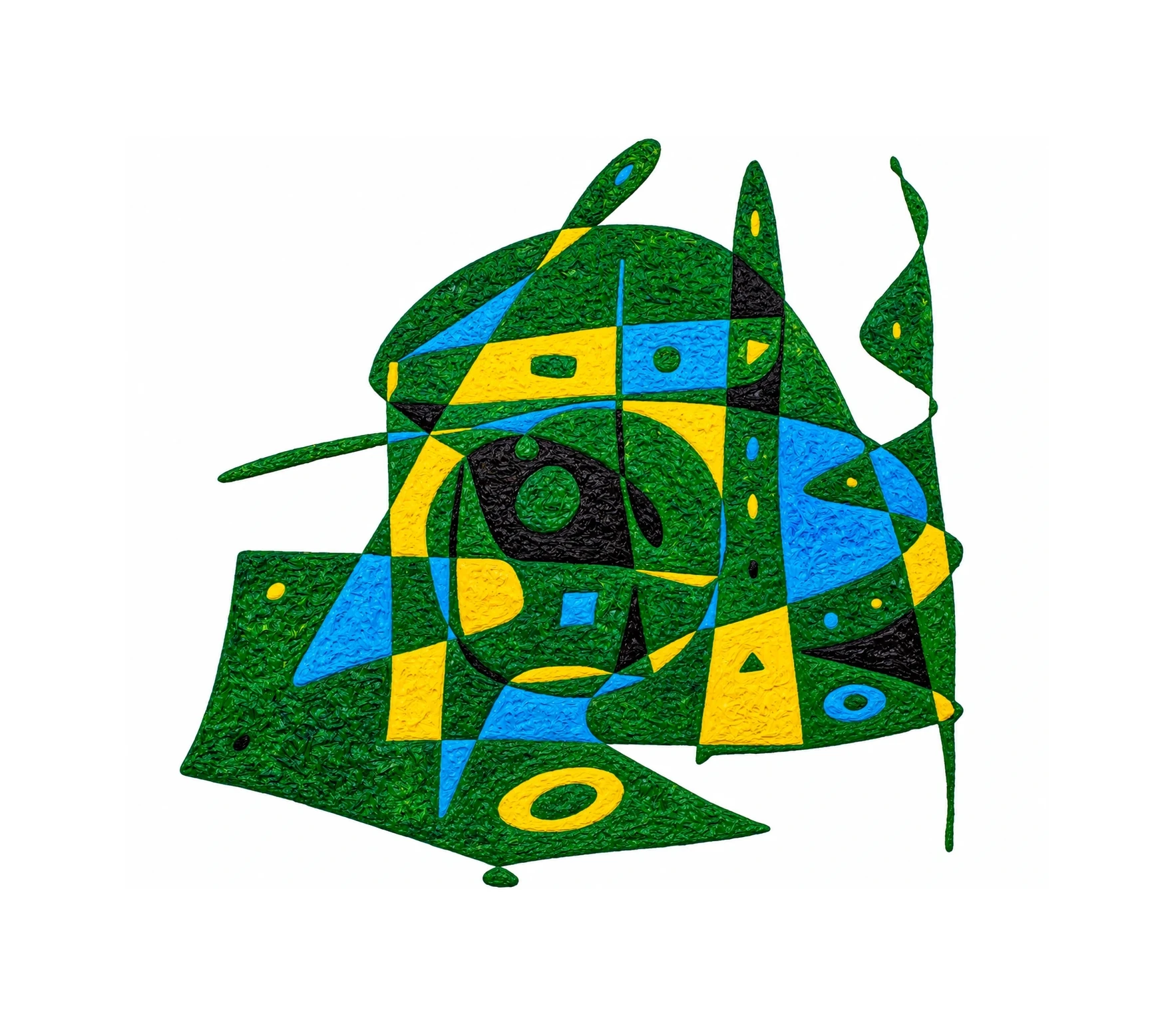 Obra sobre Tanzania de Gheorghe Virtosu, de la serie Art of the World