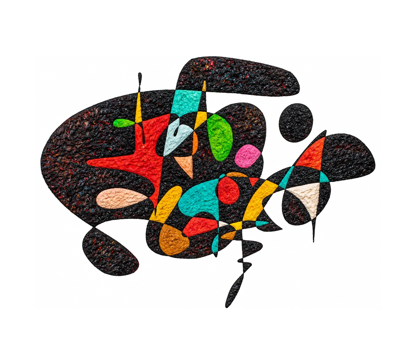 Obra sobre San Cristóbal y Nieves de Gheorghe Virtosu, de la serie Art of the World