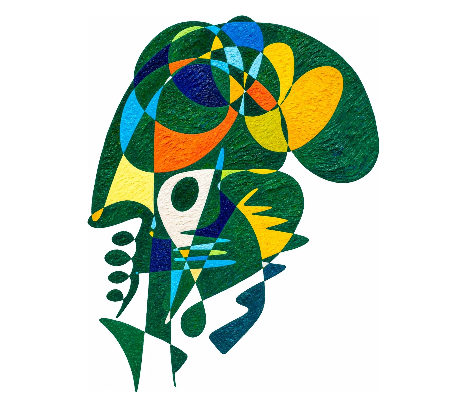 Obra sobre Brasil de Gheorghe Virtosu, de la serie Art of the World