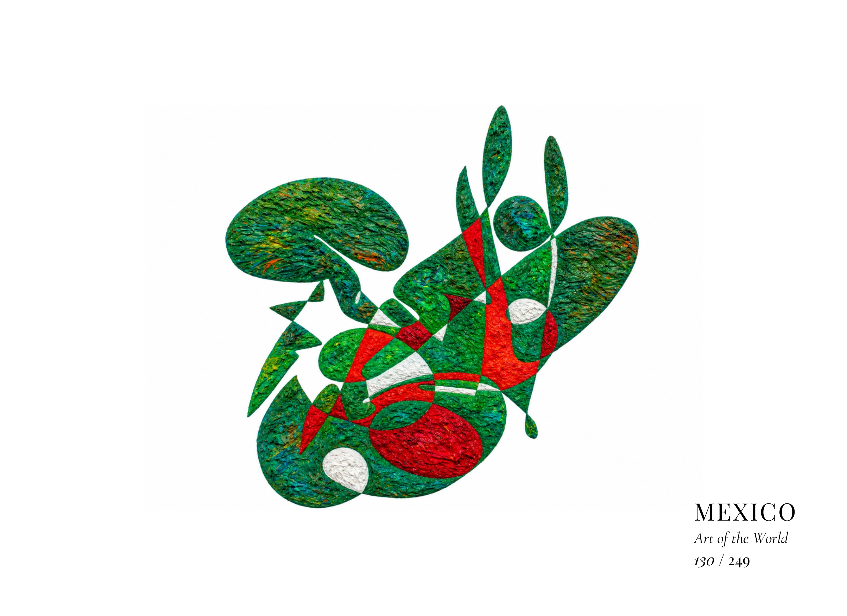Obra sobre México de Gheorghe Virtosu, de la serie Art of the World