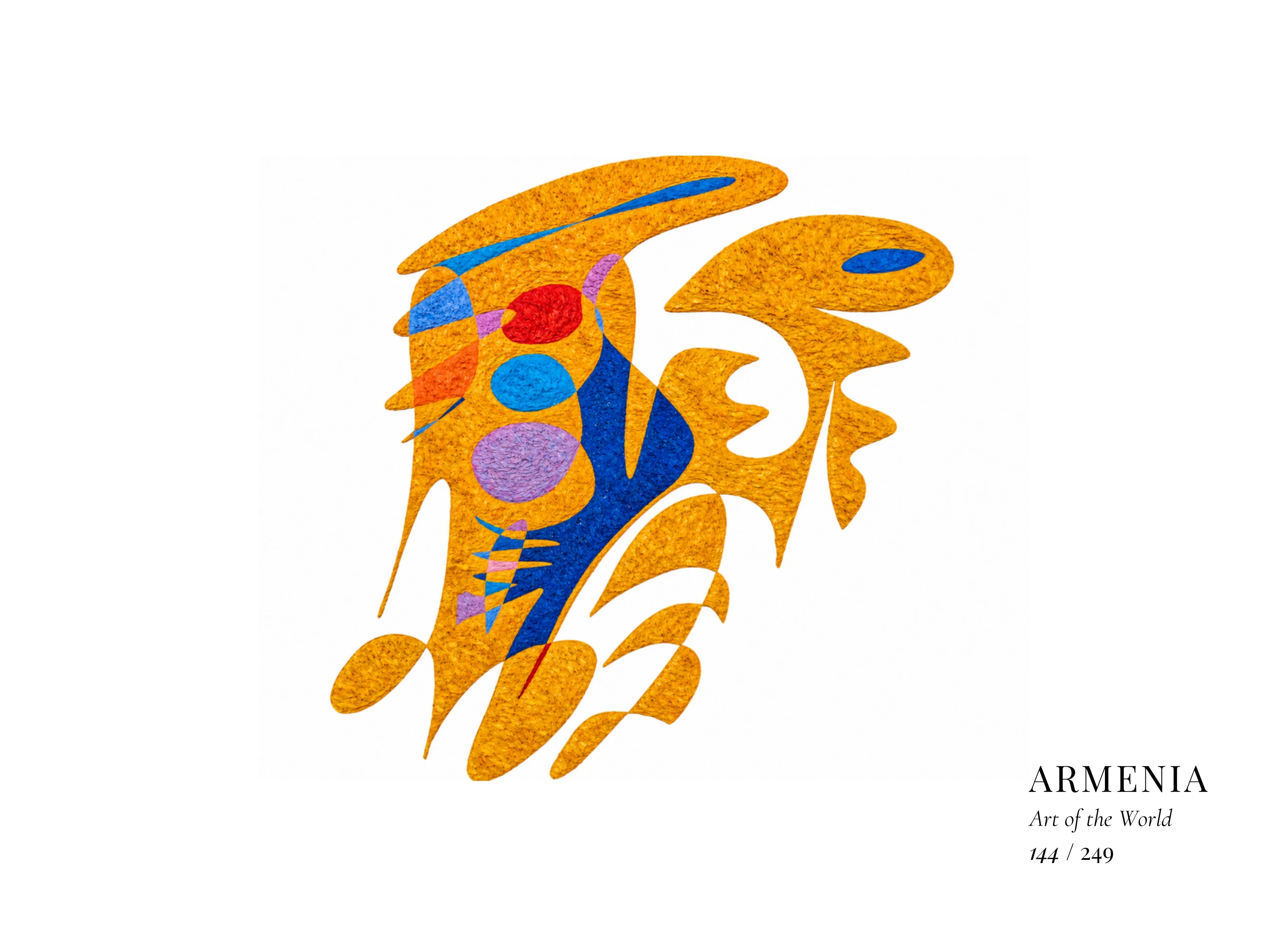 Obra sobre Armenia de Gheorghe Virtosu, de la serie Art of the World