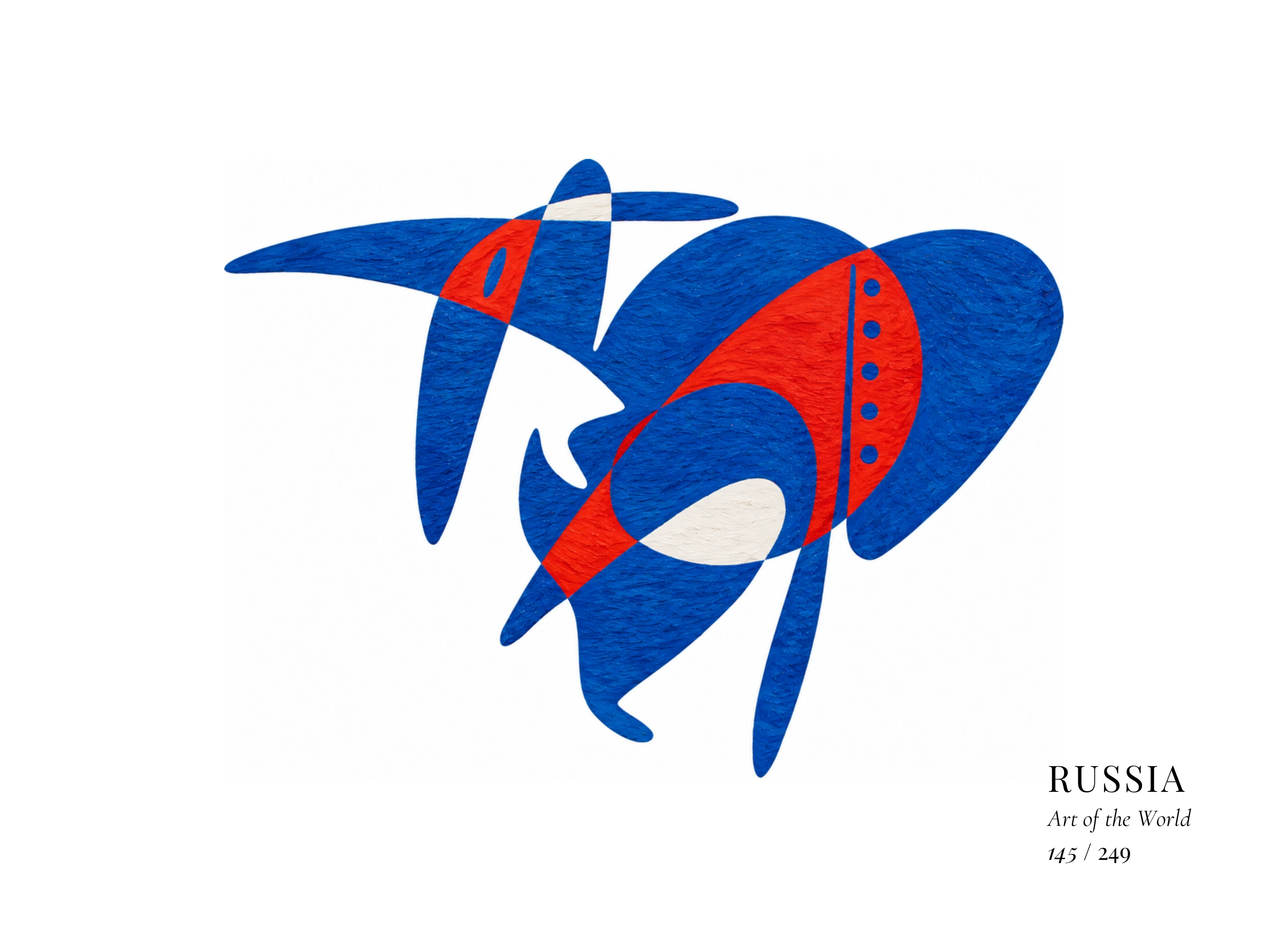 Obra sobre Rusia de Gheorghe Virtosu, de la serie Art of the World