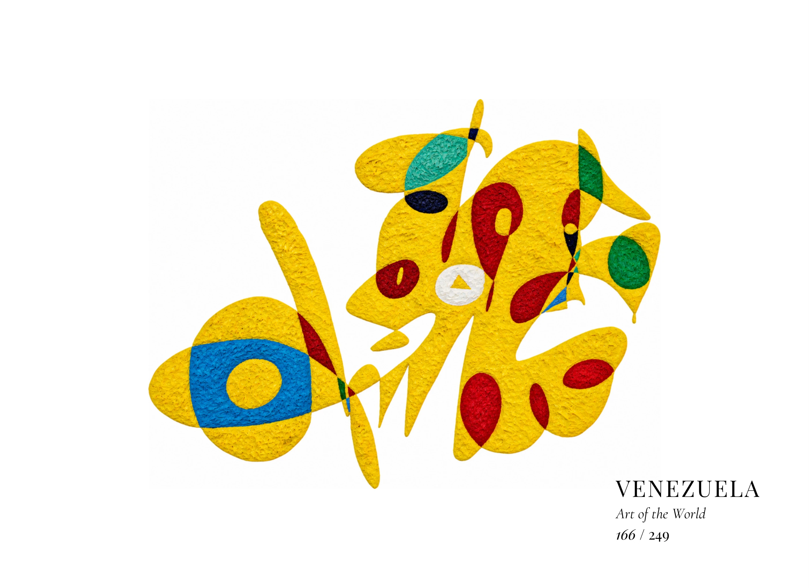 Obra sobre Venezuela de Gheorghe Virtosu, de la serie Art of the World