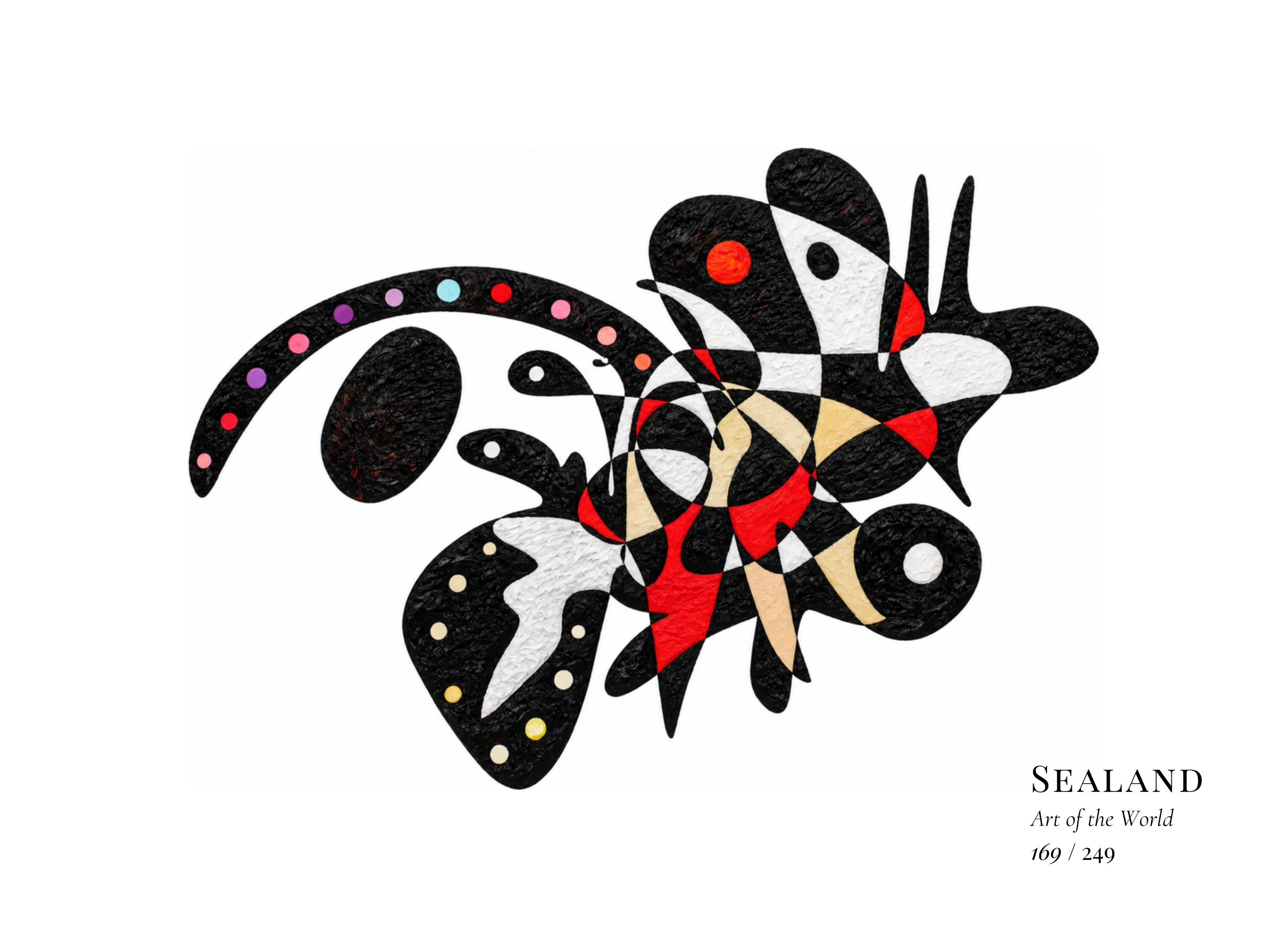 Obra sobre Sealand de Gheorghe Virtosu, de la serie Art of the World