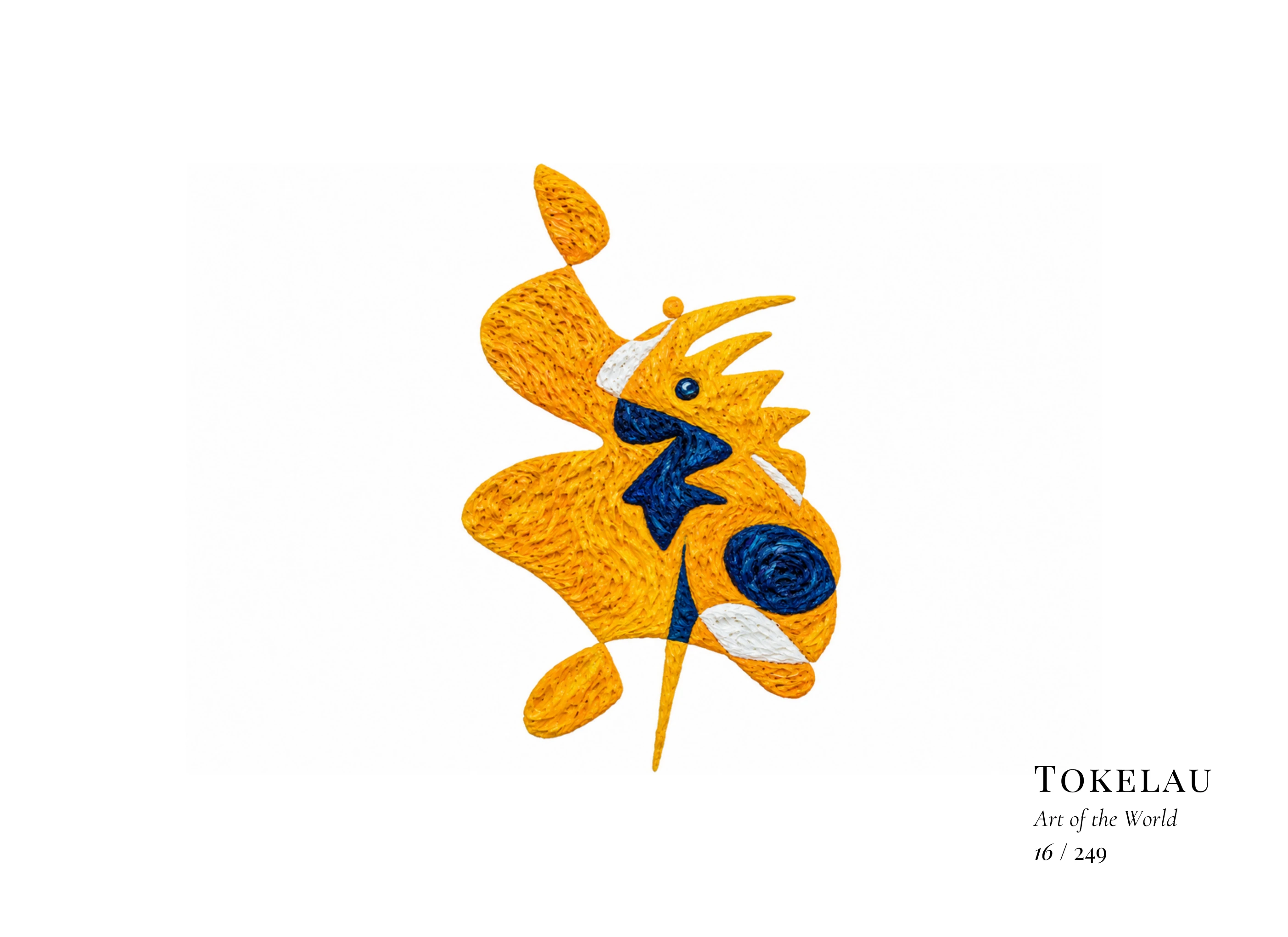 Obra sobre Tokelau de Gheorghe Virtosu, de la serie Art of the World