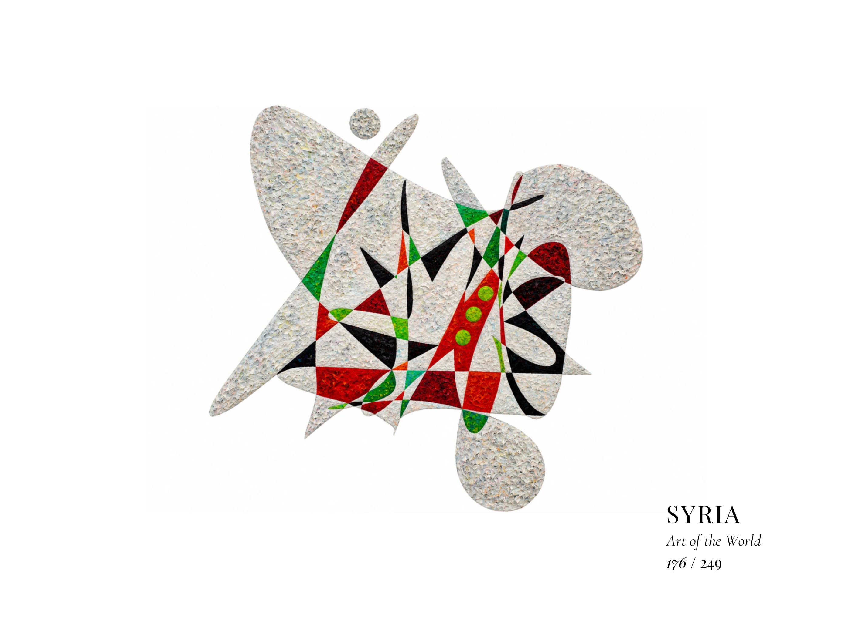 Obra sobre Siria de Gheorghe Virtosu, de la serie Art of the World
