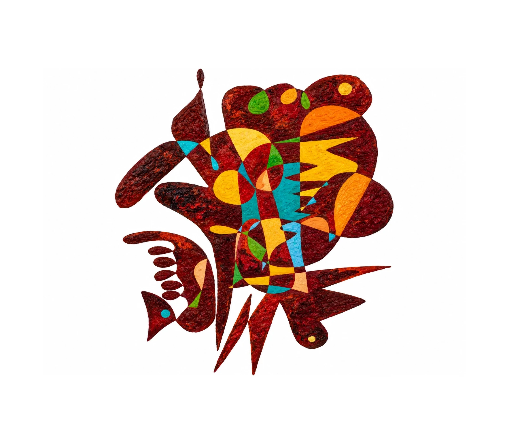 Obra sobre Sri Lanka de Gheorghe Virtosu, de la serie Art of the World