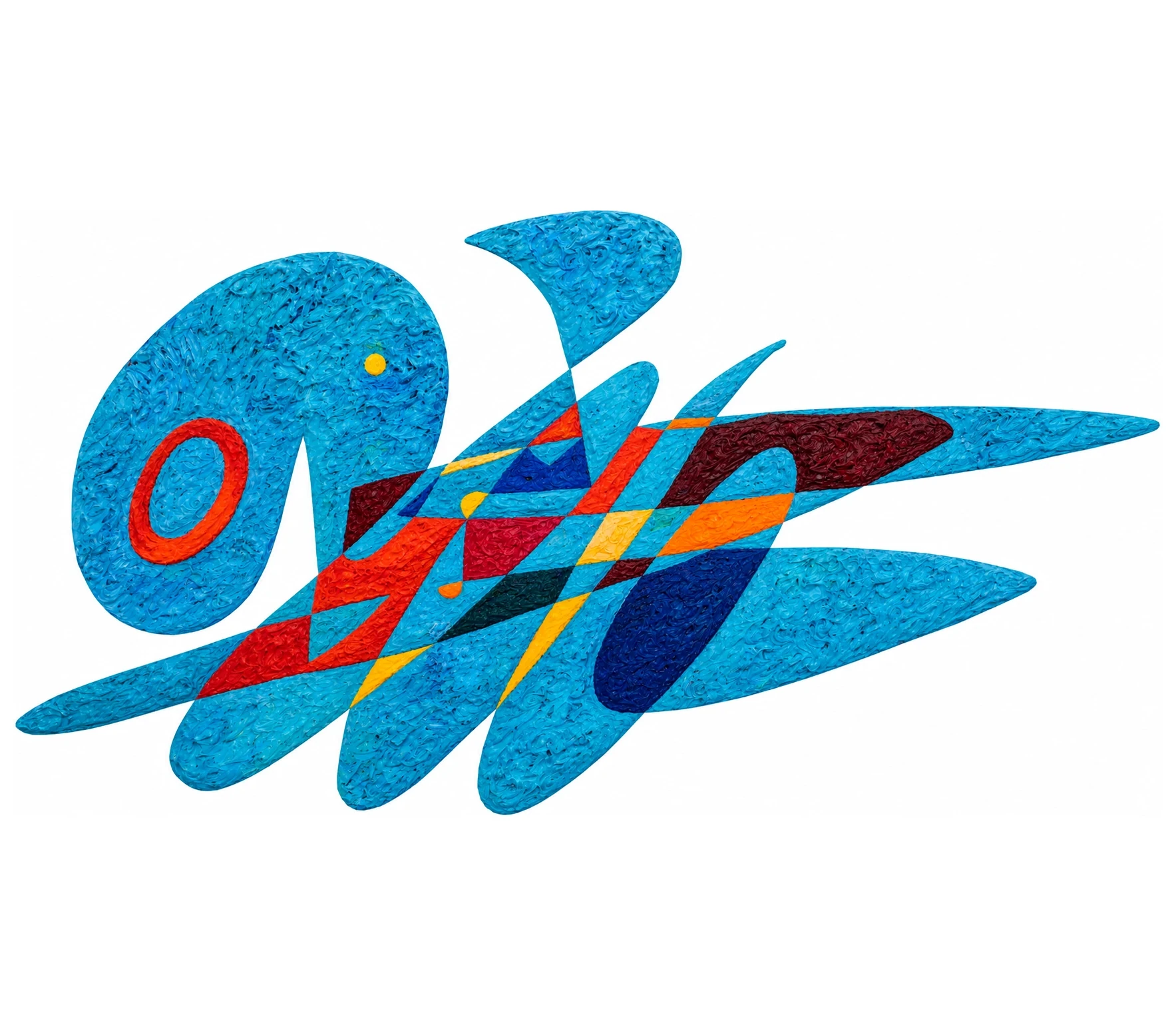 Obra sobre Tuvalu de Gheorghe Virtosu, de la serie Art of the World