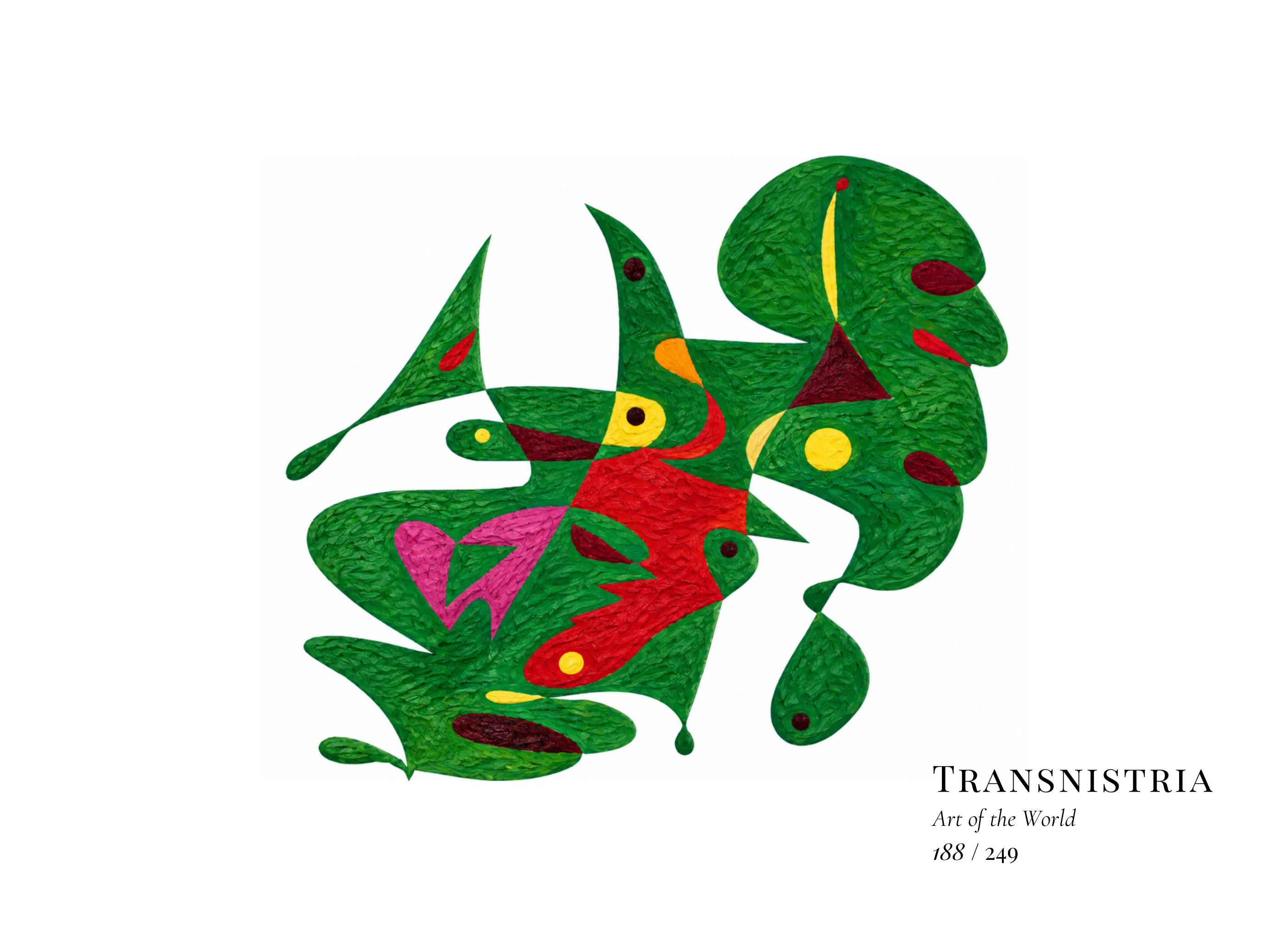 Obra sobre Transnistria de Gheorghe Virtosu, de la serie Art of the World