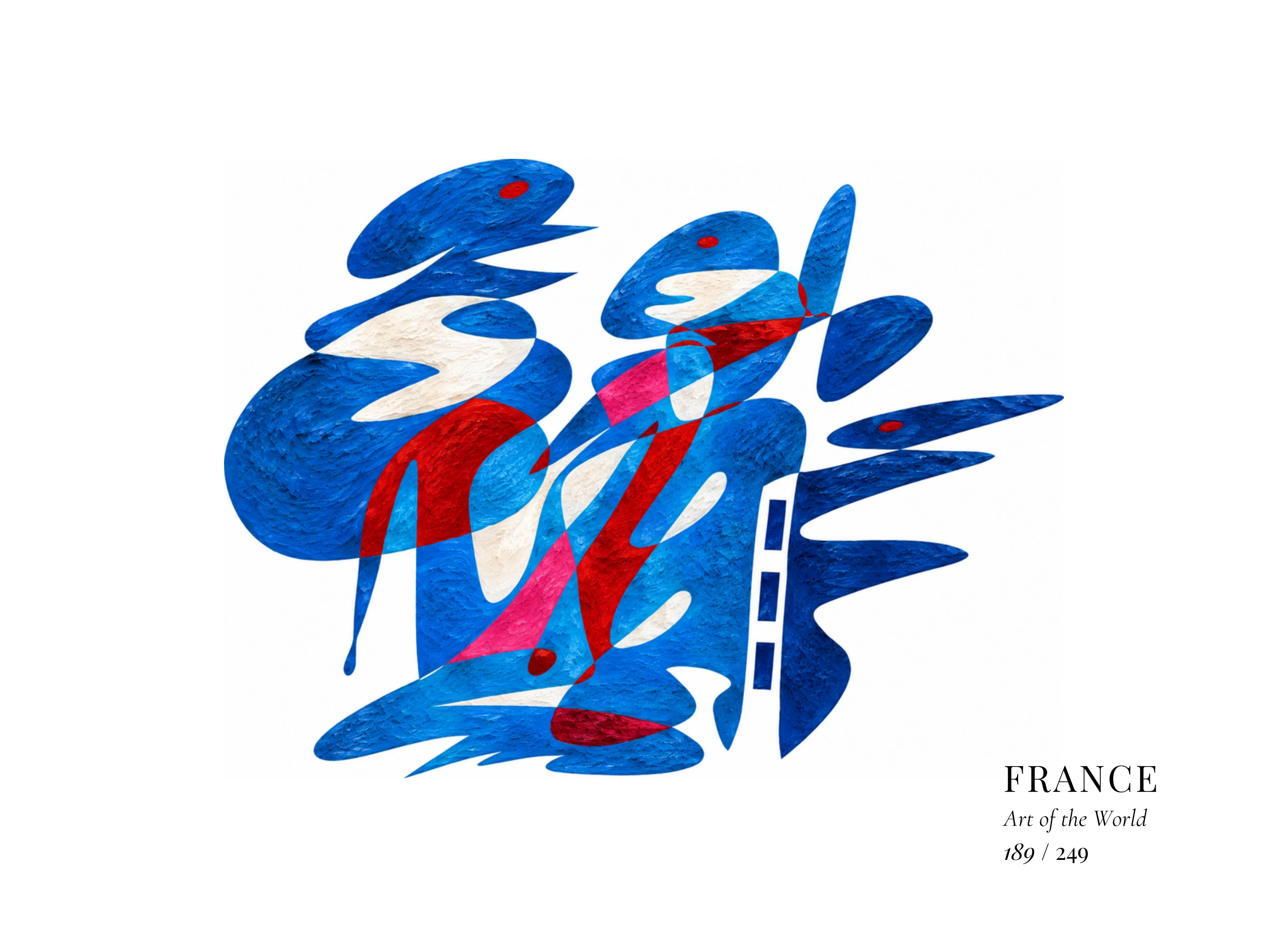 Obra sobre Francia de Gheorghe Virtosu, de la serie Art of the World