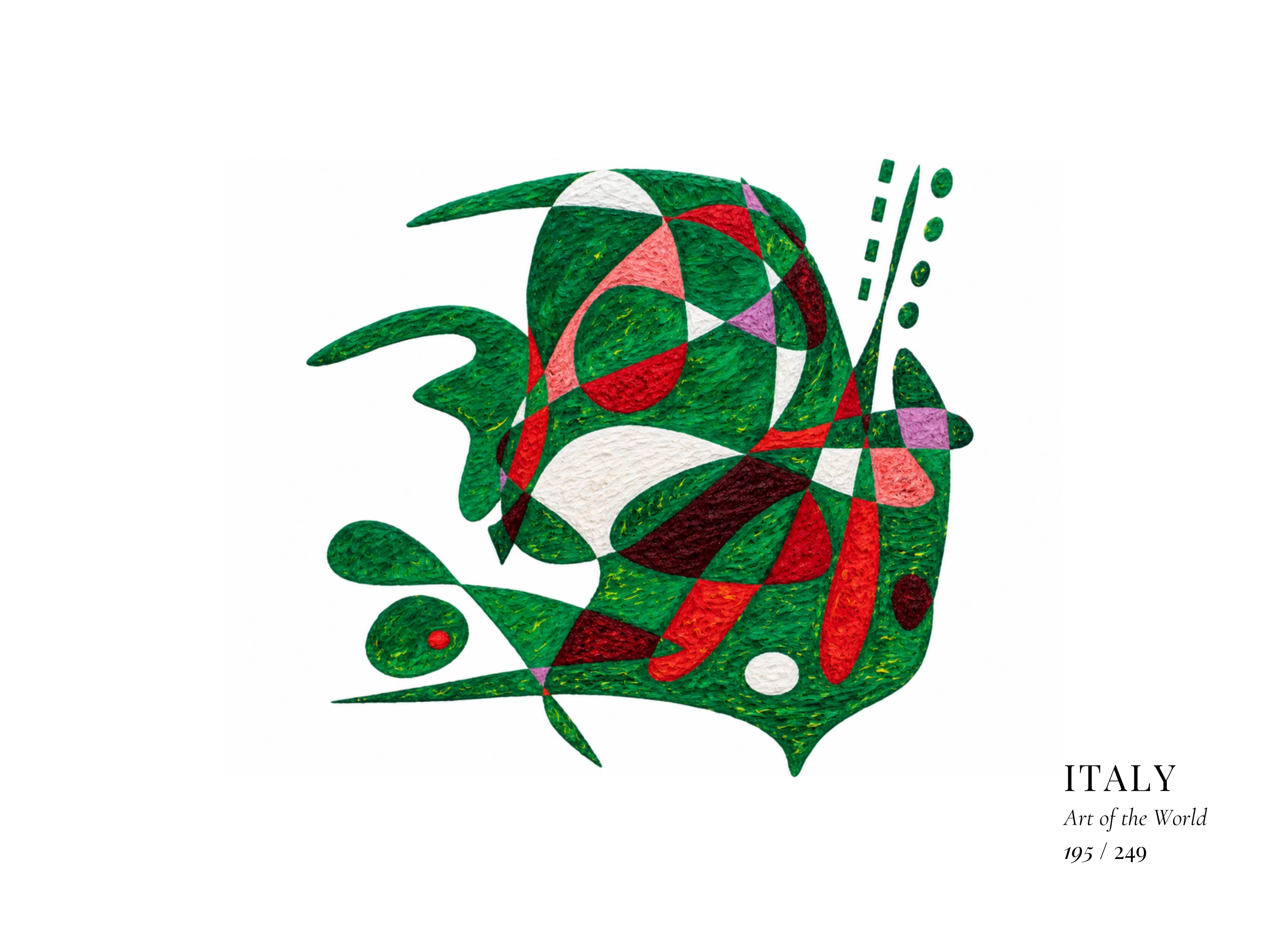 Obra sobre Italia de Gheorghe Virtosu, de la serie Art of the World