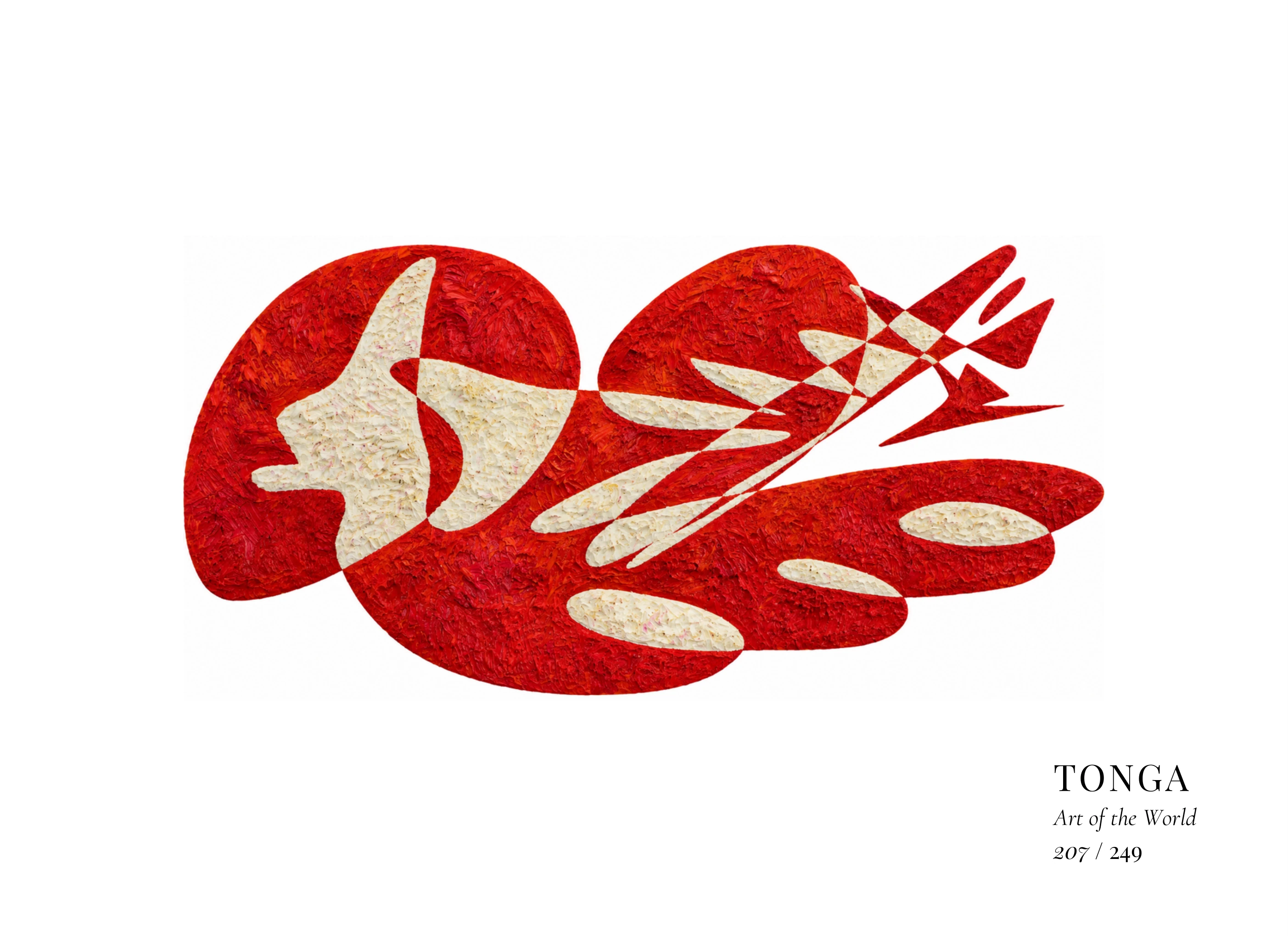 Obra sobre Tonga de Gheorghe Virtosu, de la serie Art of the World