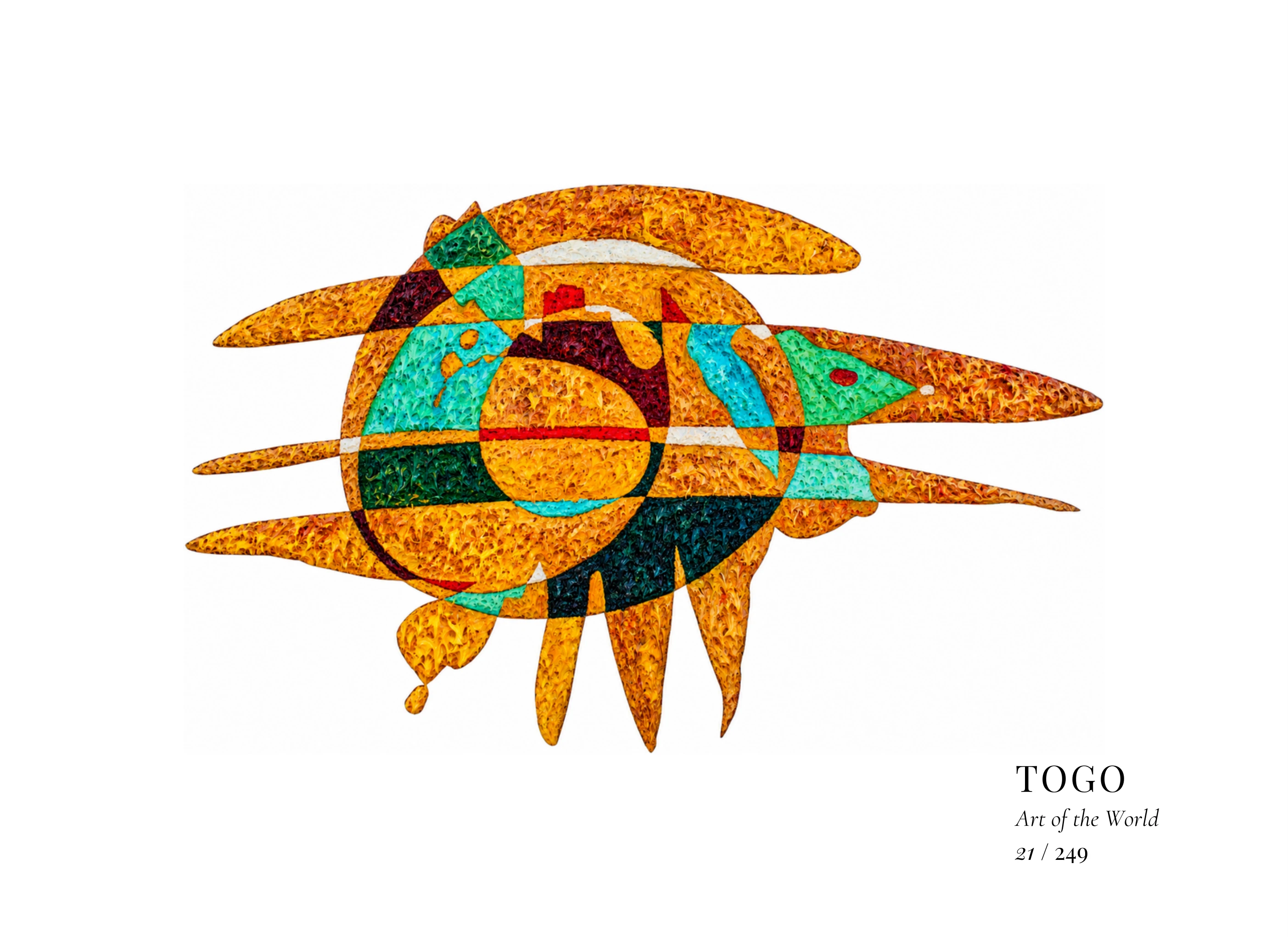 Obra sobre Togo de Gheorghe Virtosu, de la serie Art of the World