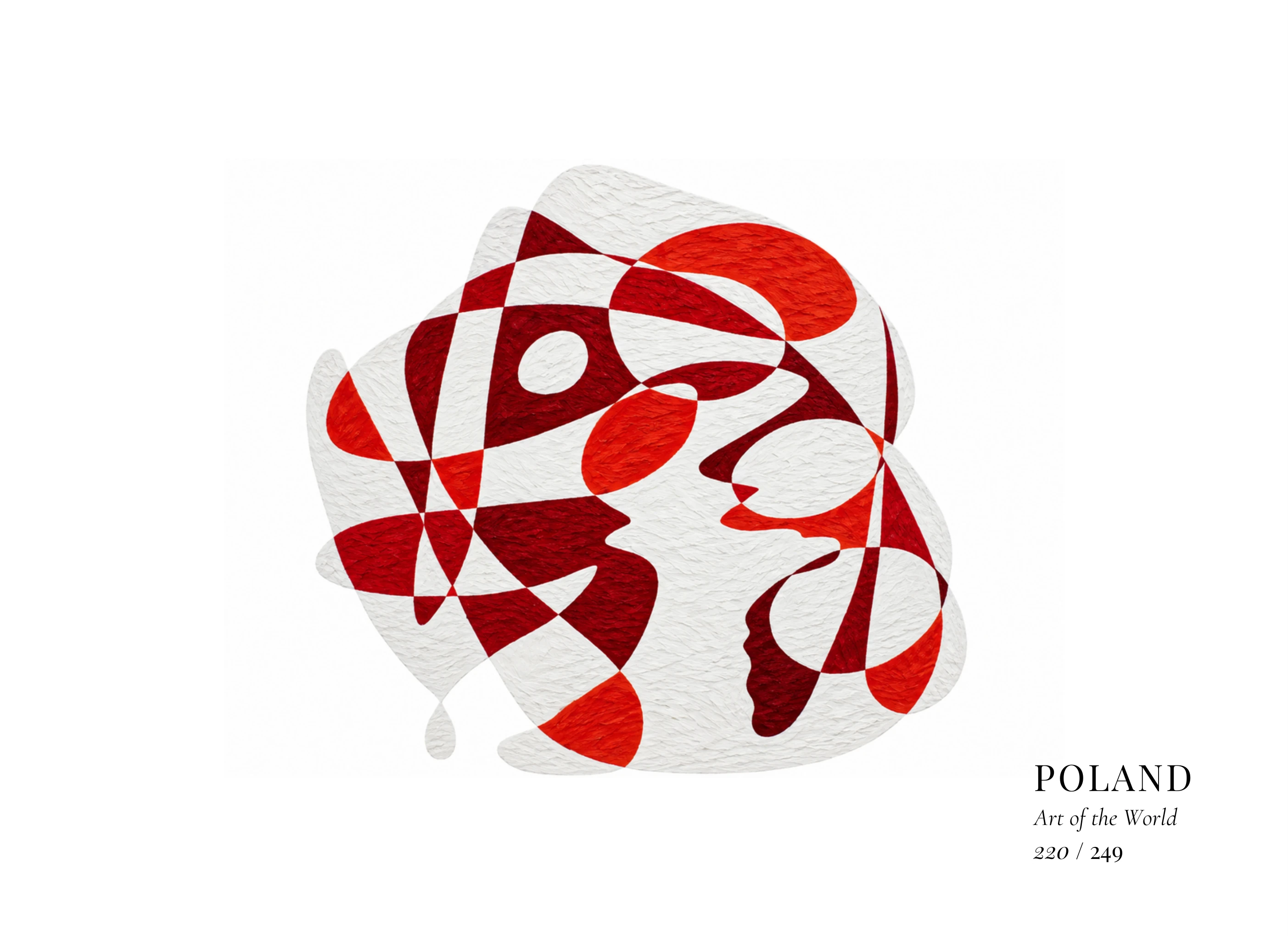 Obra sobre Polonia de Gheorghe Virtosu, de la serie Art of the World