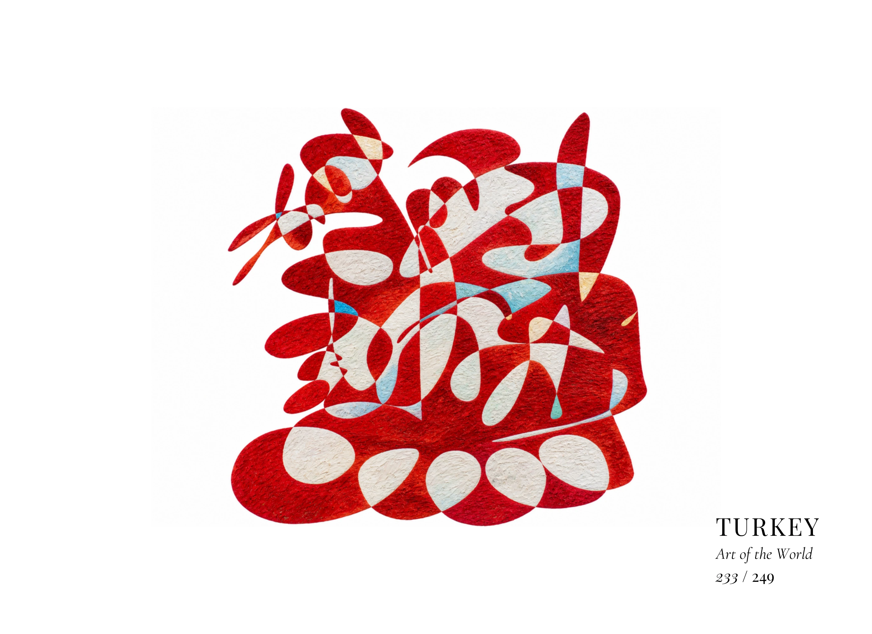 Obra sobre Turquía de Gheorghe Virtosu, de la serie Art of the World
