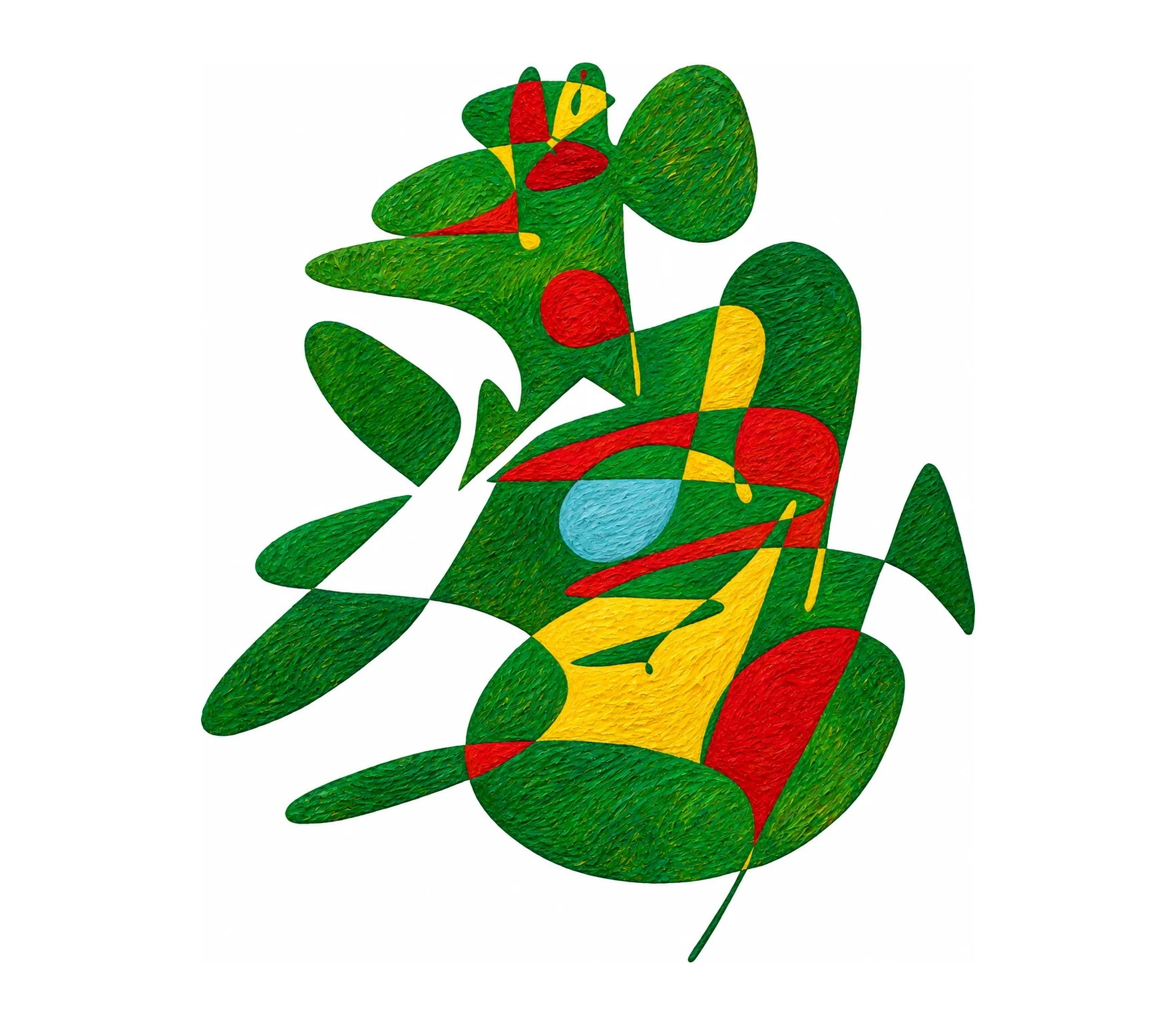 Obra sobre Bolivia de Gheorghe Virtosu, de la serie Art of the World