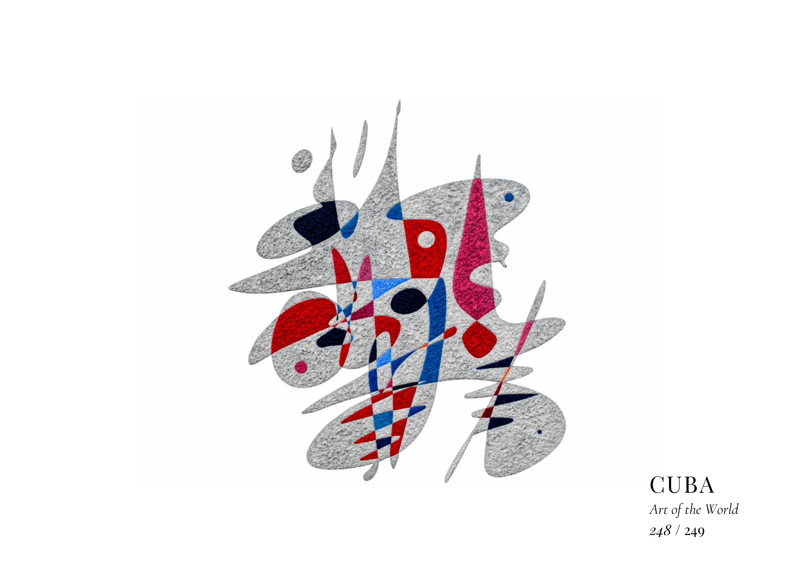 Obra sobre Cuba de Gheorghe Virtosu, de la serie Art of the World