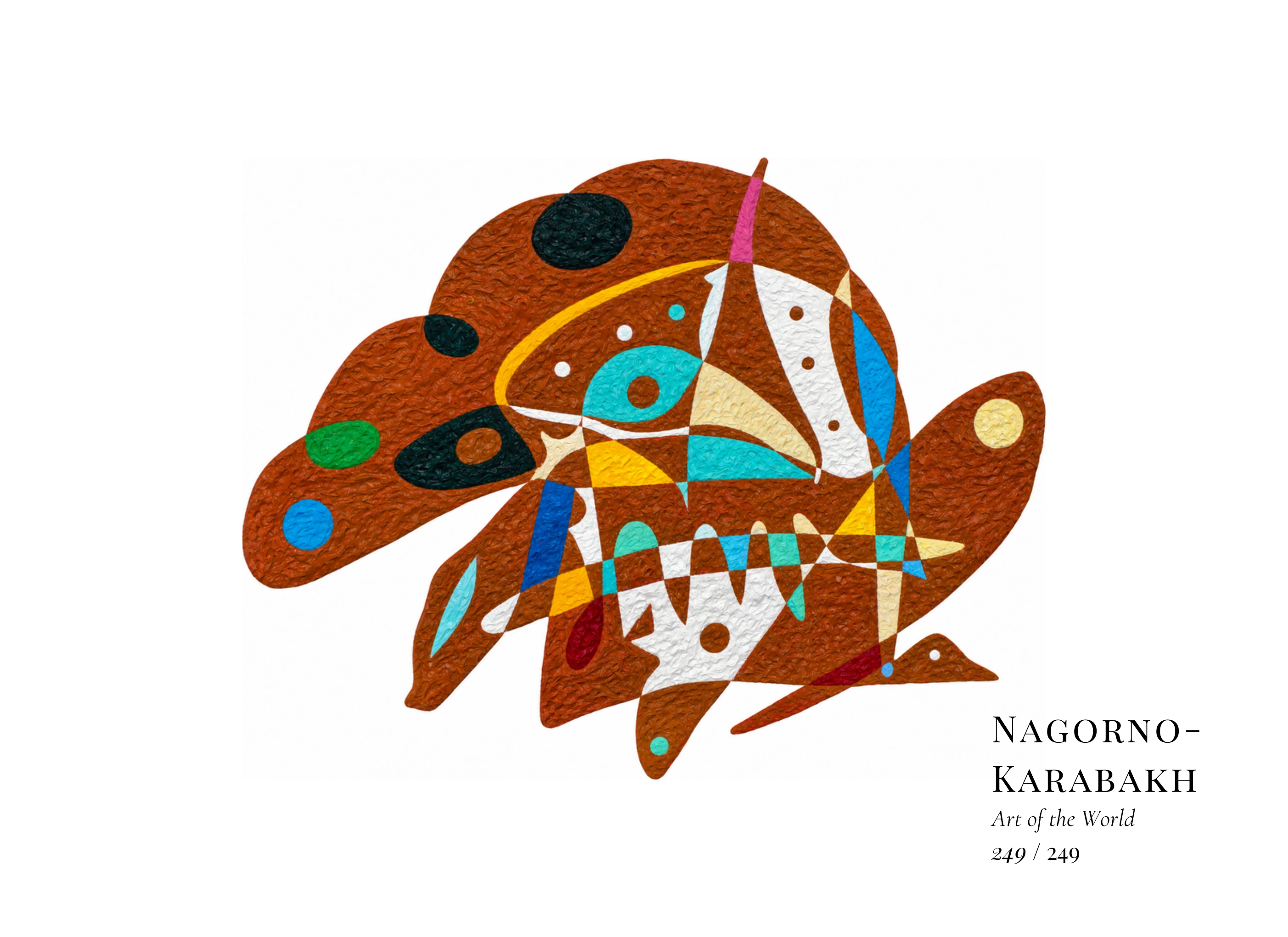 Obra sobre Nagorno-Karabaj de Gheorghe Virtosu, de la serie Art of the World
