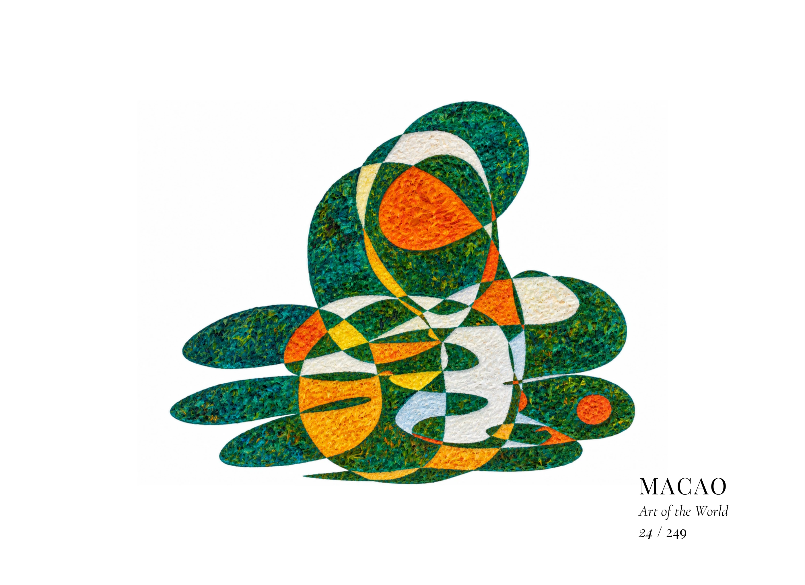 Obra sobre Macao de Gheorghe Virtosu, de la serie Art of the World