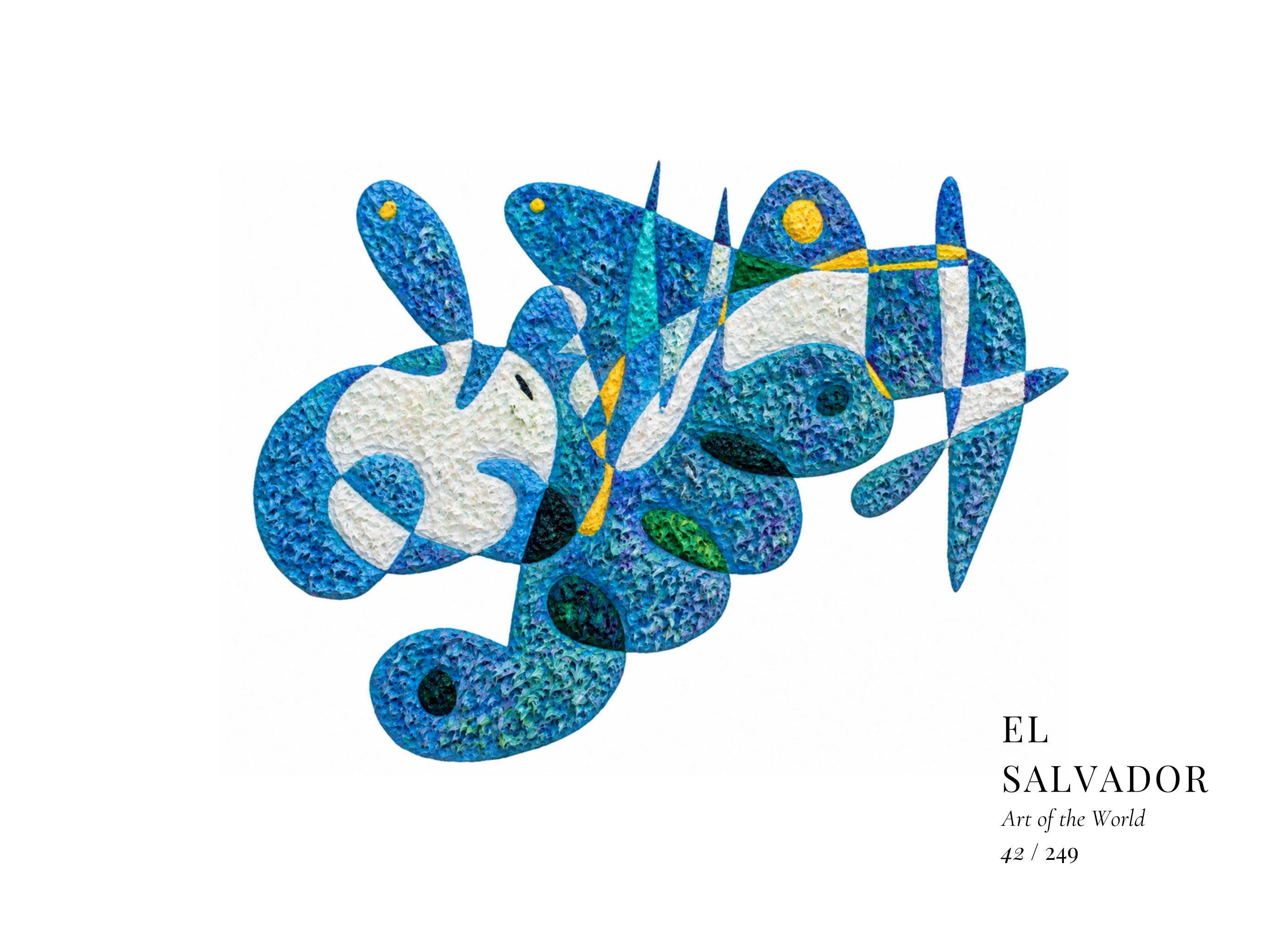 Obra sobre El Salvador de Gheorghe Virtosu, de la serie Art of the World