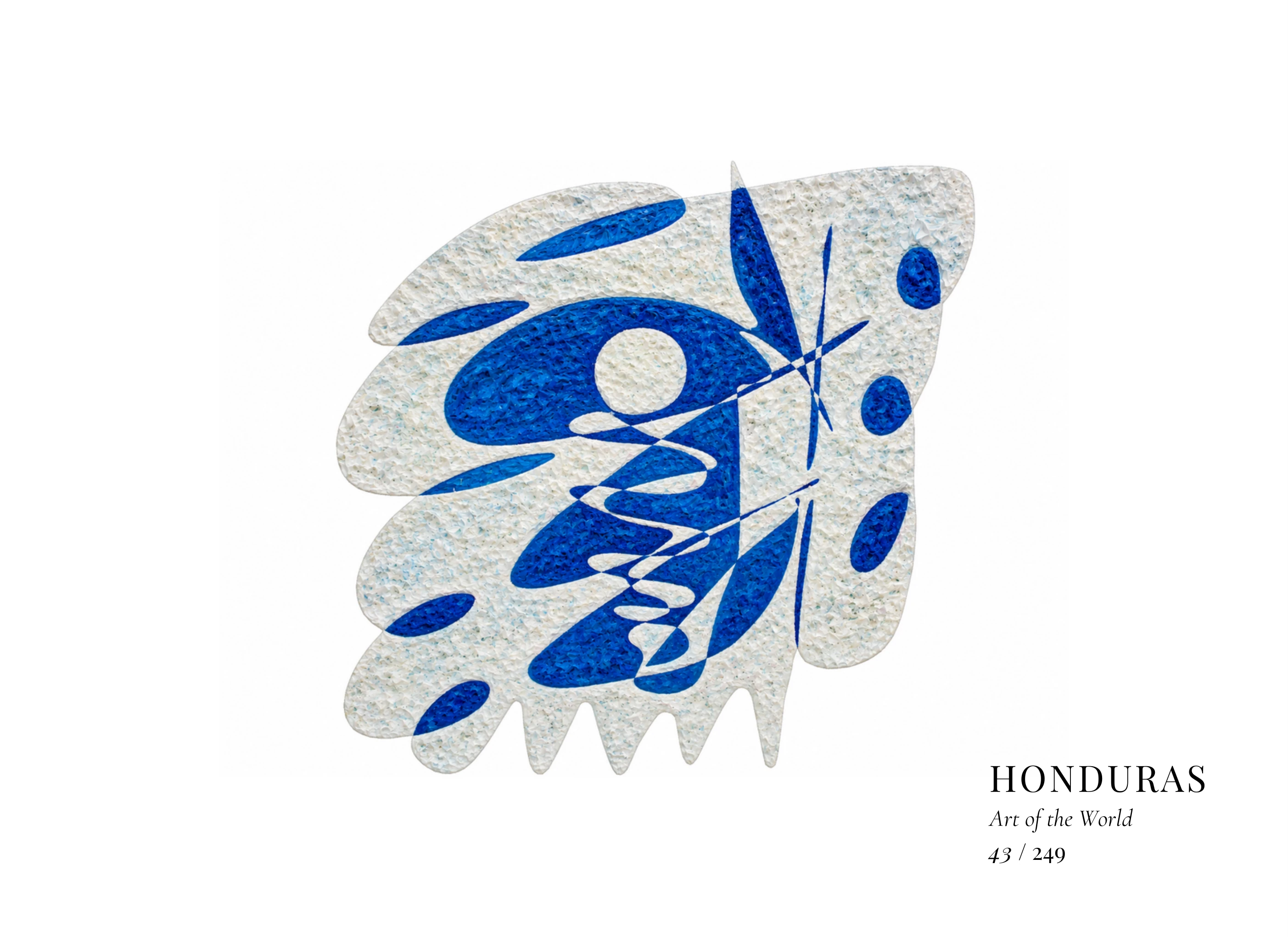 Obra sobre Honduras de Gheorghe Virtosu, de la serie Art of the World