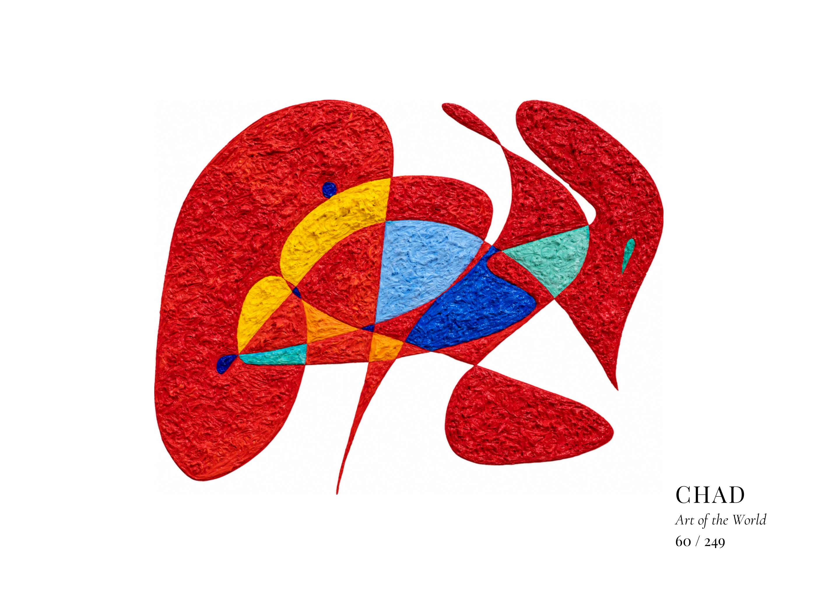 Obra sobre Chad de Gheorghe Virtosu, de la serie Art of the World