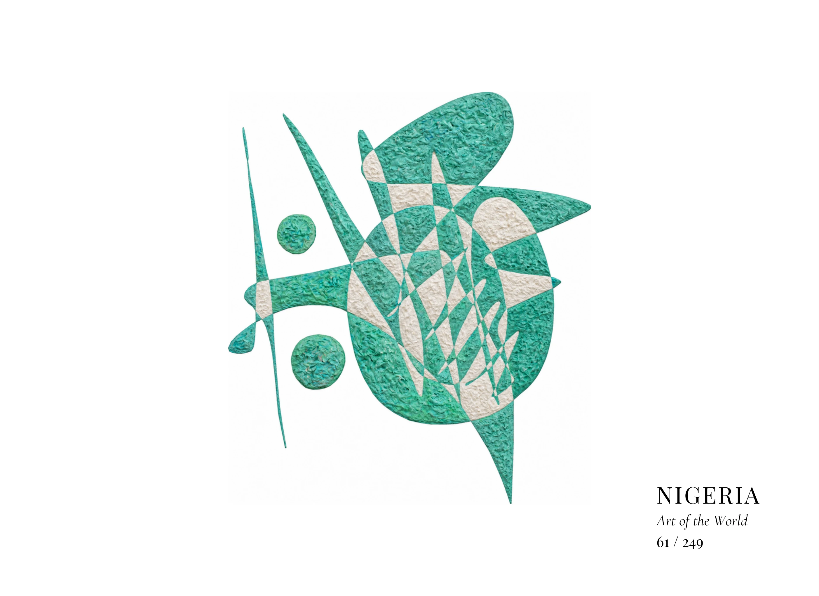 Obra sobre Nigeria de Gheorghe Virtosu, de la serie Art of the World