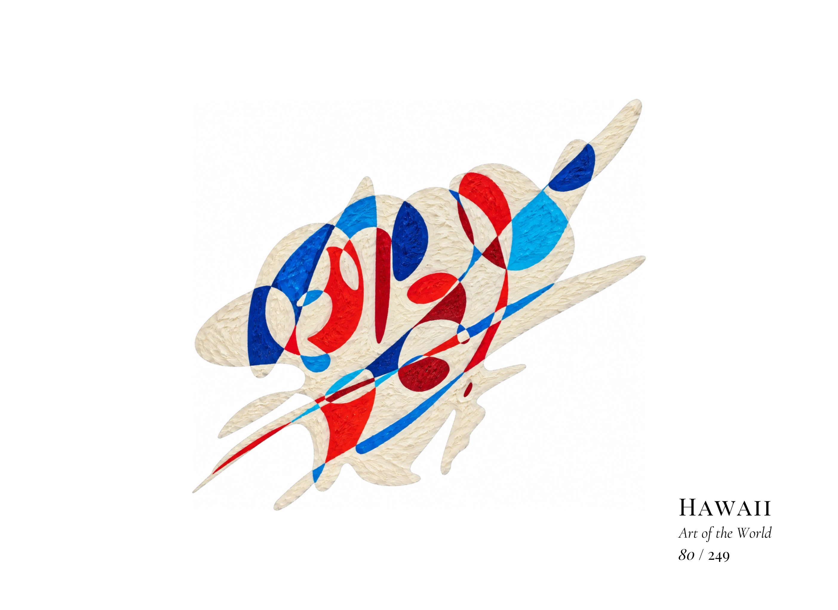 Obra sobre Hawái de Gheorghe Virtosu, de la serie Art of the World