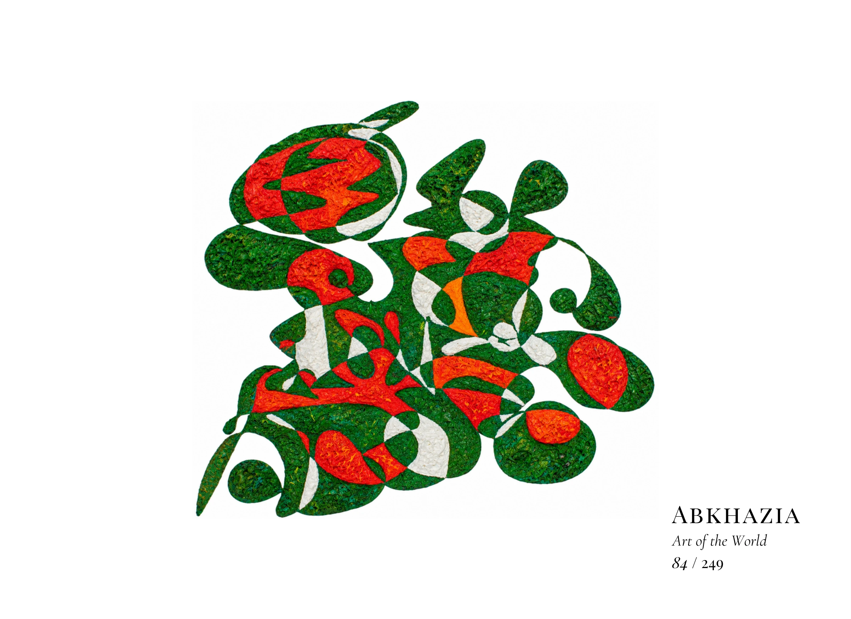 Obra sobre Abjasia de Gheorghe Virtosu, de la serie Art of the World