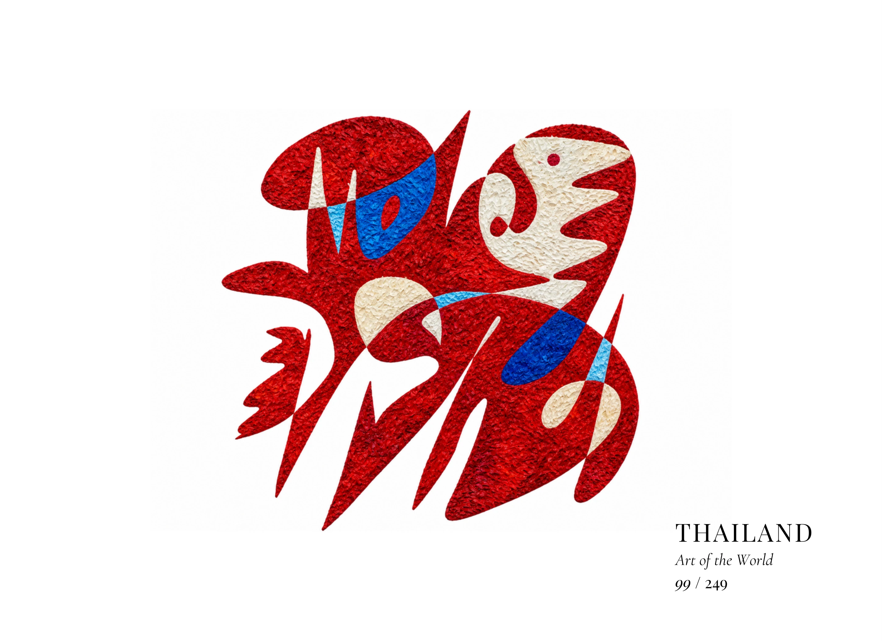Obra sobre Tailandia de Gheorghe Virtosu, de la serie Art of the World